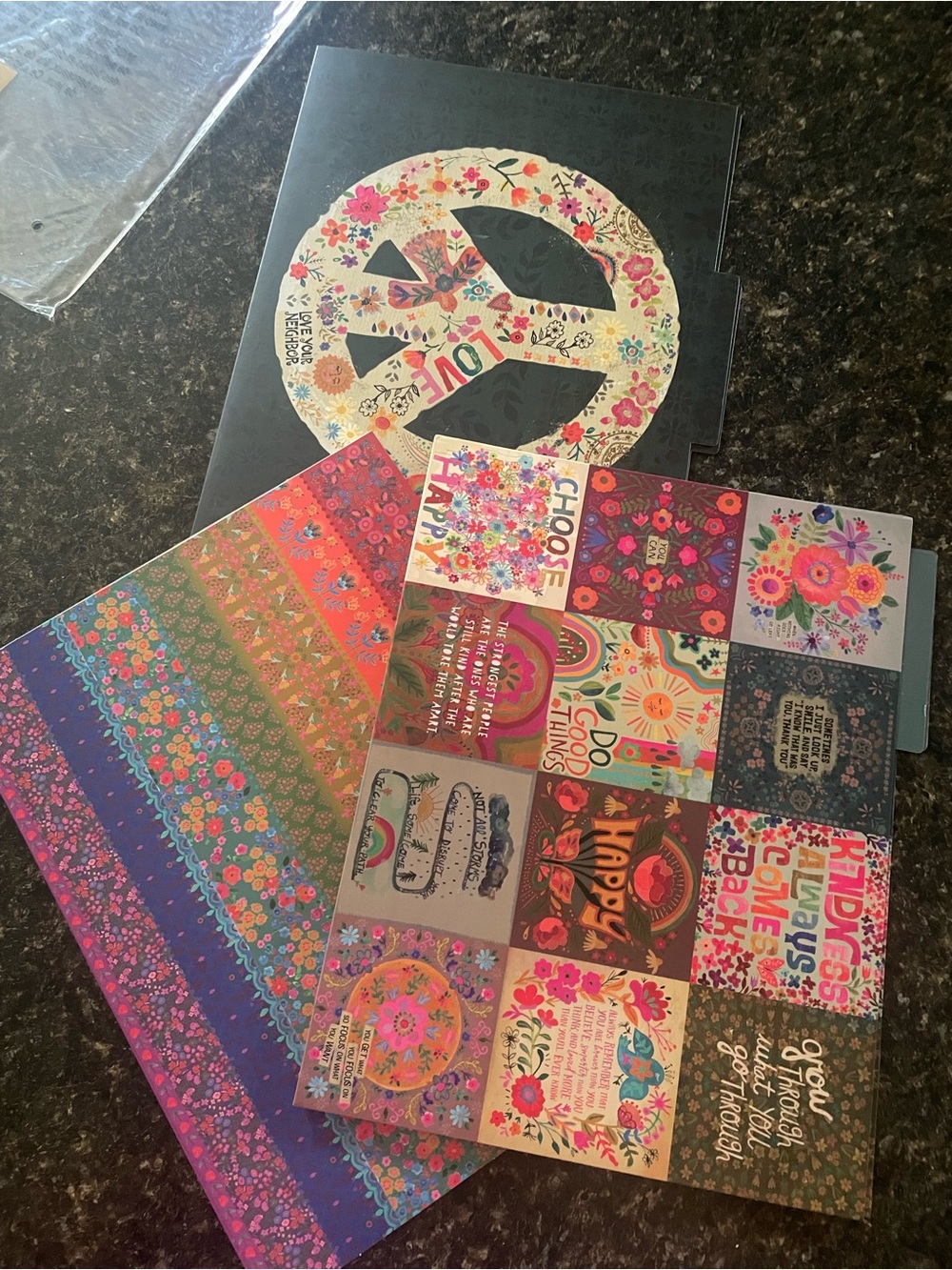 Full of cheerful color file folders